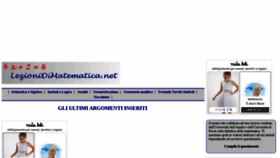 What Lezionidimatematica.net website looked like in 2020 (3 years ago)