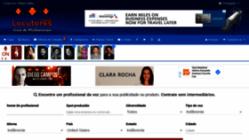 What Locutores.com.br website looked like in 2020 (3 years ago)