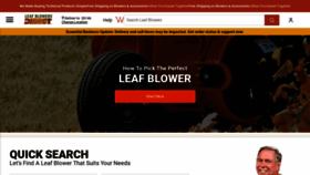 What Leafblowersdirect.com website looked like in 2020 (3 years ago)