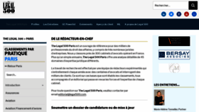 What Legal500.fr website looked like in 2020 (5 years ago)
