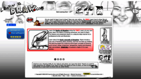 What Learn-to-draw.com website looked like in 2020 (3 years ago)