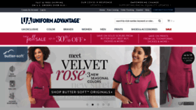 What Lydiasuniforms.com website looked like in 2020 (5 years ago)