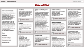 What Leben-mit-kind.de website looked like in 2020 (3 years ago)