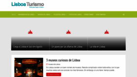 What Lisboaturismo.com website looked like in 2020 (3 years ago)