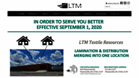 What Ltmtextileresources.com website looked like in 2020 (3 years ago)
