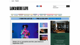What Lancashirelife.co.uk website looked like in 2020 (3 years ago)
