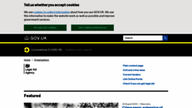 What Legalservices.gov.uk website looked like in 2020 (3 years ago)
