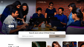 What Loreal.co.in website looked like in 2020 (3 years ago)
