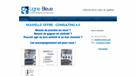 What Ligne-bleue.com website looked like in 2020 (3 years ago)
