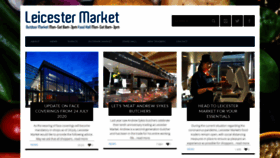 What Leicestermarket.co.uk website looked like in 2020 (3 years ago)