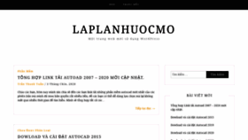 What Laplanhuocmo.com.vn website looked like in 2020 (3 years ago)