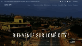 What Lome-city.com website looked like in 2020 (3 years ago)