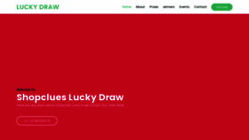 What Luckydrawcustomercare.com website looked like in 2020 (3 years ago)