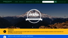 What Lewiscountywa.gov website looked like in 2020 (3 years ago)