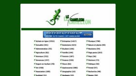 What Lecameleon.com website looked like in 2020 (3 years ago)