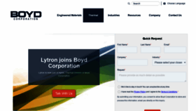 What Lytron.com website looked like in 2020 (3 years ago)