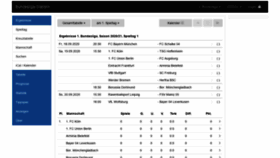 What Liga-statistik.de website looked like in 2020 (3 years ago)