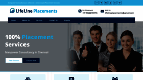 What Lifelineplacements.com website looked like in 2020 (3 years ago)