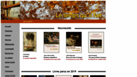 What Letempsquilfait.com website looked like in 2020 (3 years ago)