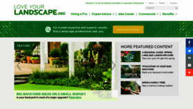 What Loveyourlandscape.org website looked like in 2020 (3 years ago)