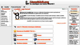 What Linuxmao.org website looked like in 2020 (3 years ago)