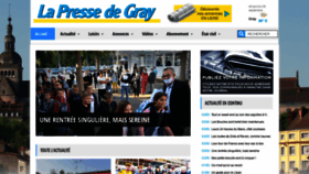 What Lapressedegray.com website looked like in 2020 (3 years ago)