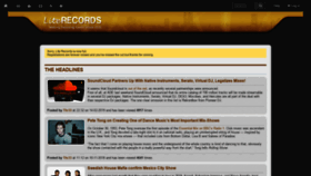 What Literecords.com website looked like in 2020 (3 years ago)