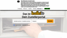 What Leafletto.de website looked like in 2020 (3 years ago)