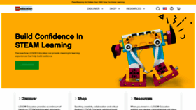 What Legoeducation.us website looked like in 2020 (3 years ago)