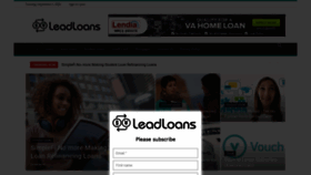 What Leadloans.co.uk website looked like in 2020 (3 years ago)
