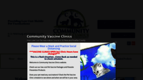 What Lowcostpetvaccinationspinellas.com website looked like in 2020 (3 years ago)