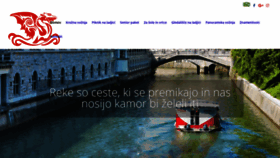 What Ljubljanica.eu website looked like in 2020 (3 years ago)