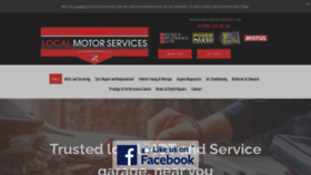 What Localmotorservices.co.uk website looked like in 2020 (3 years ago)