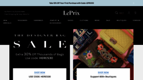What Leprix.com website looked like in 2020 (3 years ago)