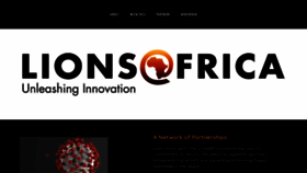 What Lionsafrica.org website looked like in 2020 (3 years ago)