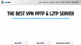 What Listvpn.net website looked like in 2020 (3 years ago)