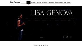 What Lisagenova.com website looked like in 2020 (3 years ago)