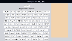 What Lennyfac.es website looked like in 2020 (5 years ago)