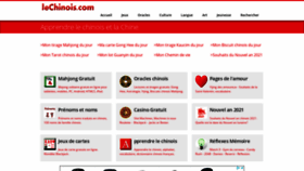 What Lechinois.com website looked like in 2020 (3 years ago)