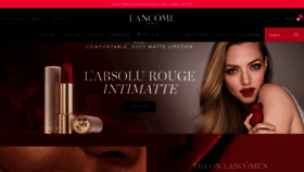 What Lancome-usa.com website looked like in 2020 (3 years ago)