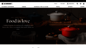 What Lecreuset.it website looked like in 2020 (3 years ago)