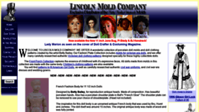 What Lincoln-mold.com website looked like in 2020 (3 years ago)