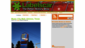 What Labelscar.com website looked like in 2020 (3 years ago)