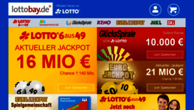 What Lottobay.de website looked like in 2020 (3 years ago)