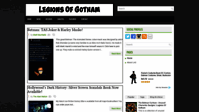 What Legionsofgotham.org website looked like in 2020 (3 years ago)