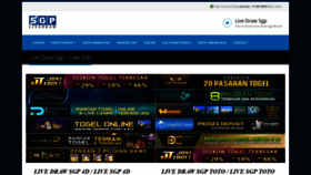 What Live-sgp.net website looked like in 2020 (3 years ago)