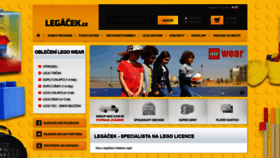 What Legacek.cz website looked like in 2020 (3 years ago)