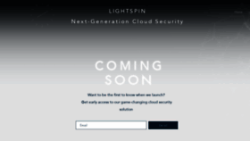 What Lightspin.io website looked like in 2020 (3 years ago)