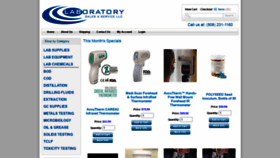 What Laboratorysales.com website looked like in 2020 (3 years ago)