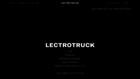 What Lectrotruck.com website looked like in 2020 (3 years ago)